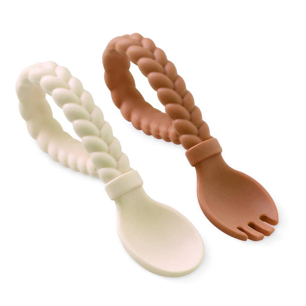 Stephen Joseph Silicone Baby Spoons Dino